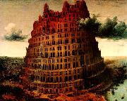 BRUEGEL, Pieter the Elder The-Little-Tower of Babel oil painting artist